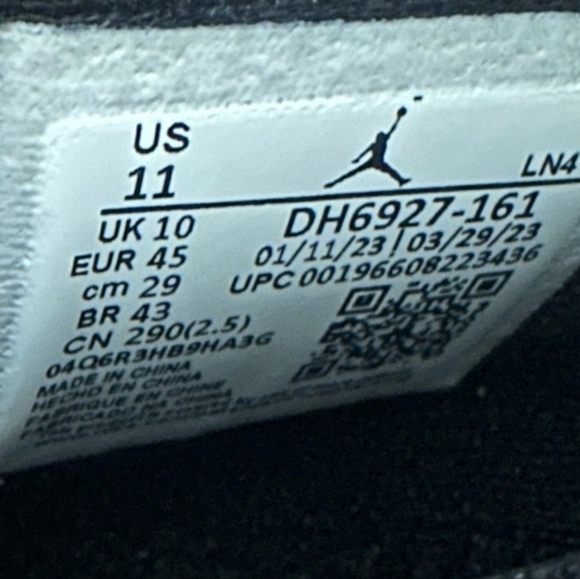 Jordan 4 Red Cement size 11 - Picture 6 of 6